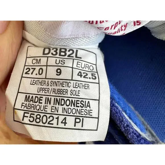 Onitsuka Tiger Blue Suede Sneakers US 9 - Picture 6 of 6